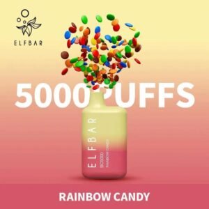 ELFBAR BC5000 Puffs Disposable Vape renbow candy