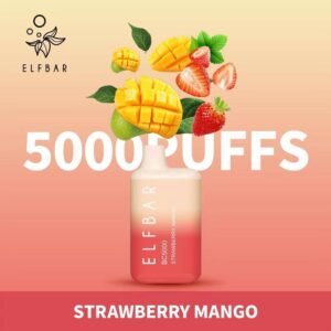 ELFBAR BC5000 Puffs Disposable Vape strawberry mango