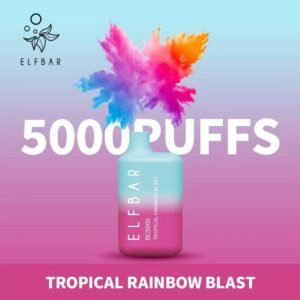 ELFBAR BC5000 Puffs Disposable Vape tropical renbow candy