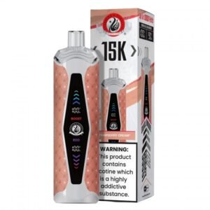 Star Buzz Super Max 15K Disposable Vape strawberry cream