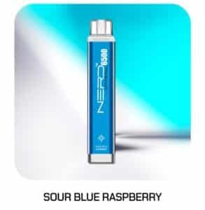 Nerd Crystal 5500 Puffs sour blue raspberry