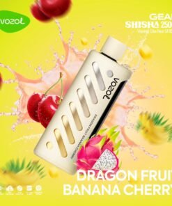 Vozol Gear Shisha 25k Puffs dragon fruit banana cherry