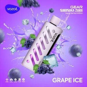 Vozol Gear Shisha 25k Puffs grape ice