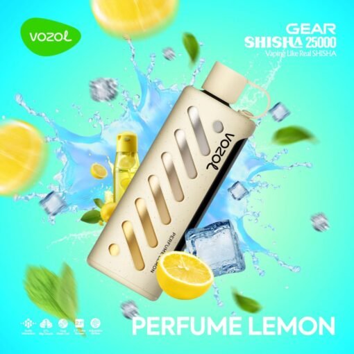 Vozol Gear Shisha 25k Puffs perfume lemon