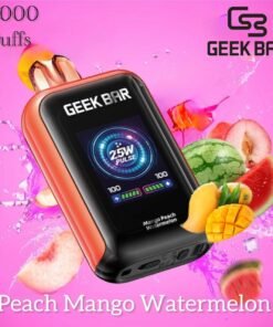 Geek Bar Watt 23000 Puffs peach mango watermelon