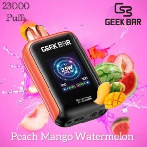 Geek Bar Watt 23000 Puffs peach mango watermelon