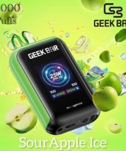 Geek Bar Watt 23000 Puffs sour apple ice