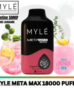 MYLE Meta Max 18000 Puffs pink lemonade