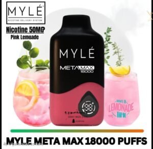 MYLE Meta Max 18000 Puffs pink lemonade