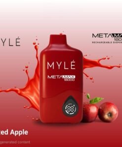 MYLE Meta Max 18000 Puffs red apple