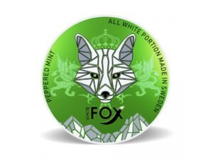 White Fox Nicotine Pouches Peppered Mint