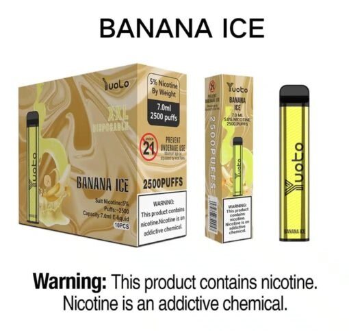 Yuoto XXL 2500 Puffs banana ice