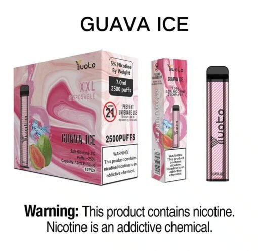 Yuoto XXL 2500 Puffs guava ice