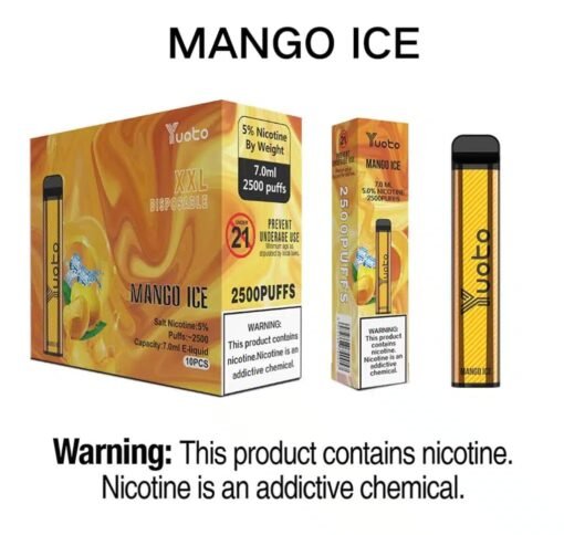 Yuoto XXL 2500 Puffs mango ice