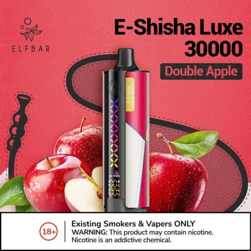 Elf Bar E Shisha Luxe 30000 Puffs double apple e1743858501671