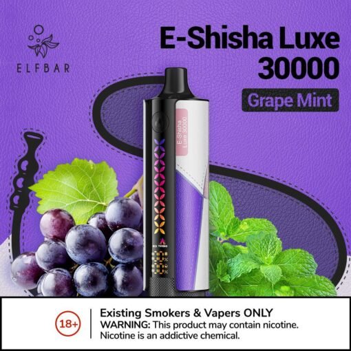Elf Bar E-Shisha Luxe 30000 grape mint