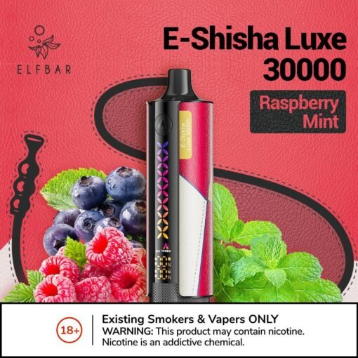 Elf Bar E-Shisha Luxe 30000 raspberry mint
