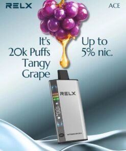 RELX ACE 20000 Puffs Disposable Vape tangy grape