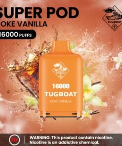 Tugboat Super 16000 Puffs Pod Mod Coke Vanilla