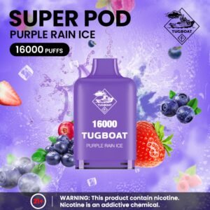 Tugboat Super 16000 Puffs Pod Mod purple rain