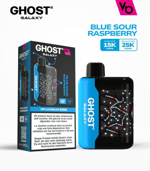Vape Bar Ghost Galaxy 25000 Puffs blue sour raspberry
