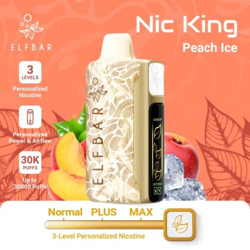 Elf Bar Nic King 30000 Puffs peach ice
