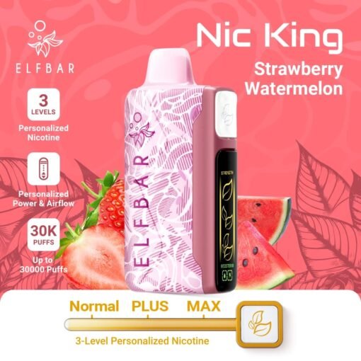Elf Bar Nic King 30000 Puffs strawberry watermelon