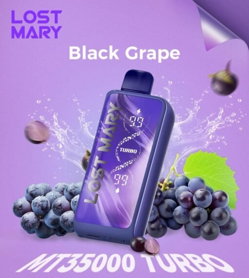 Lost Mary MT35000 Turbo Disposable Vape  black grape
