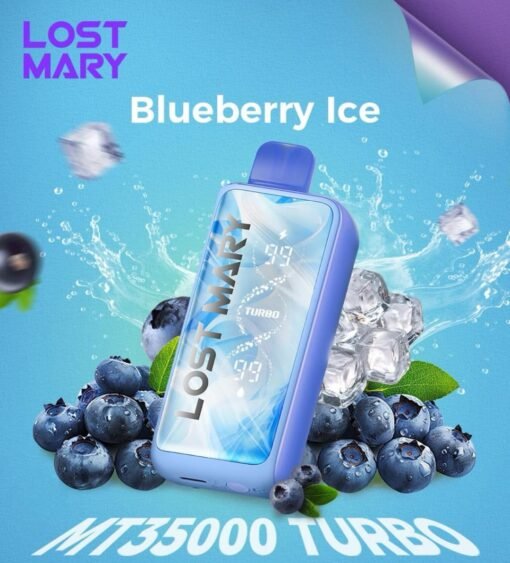 Lost Mary MT35000 Turbo Disposable Vape  blueberry ice