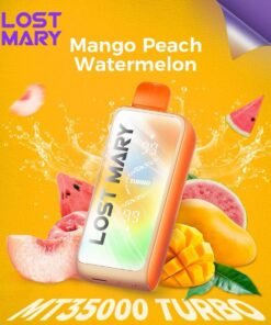 Lost Mary MT35000 Turbo Disposable Vape  mango peach