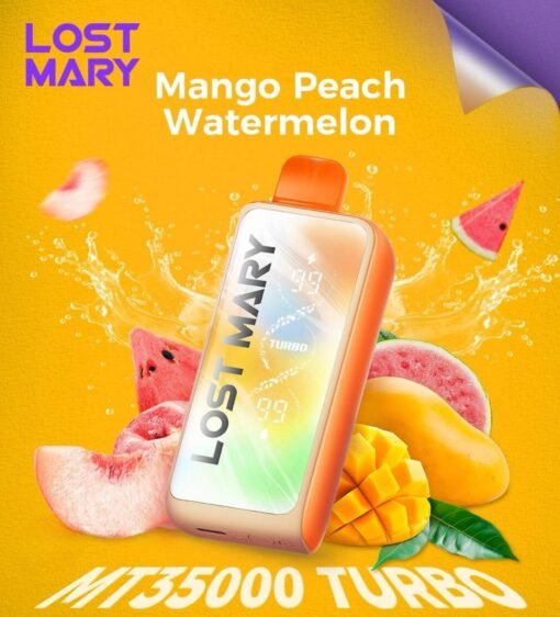 Lost Mary MT35000 Turbo Disposable Vape  mango peach