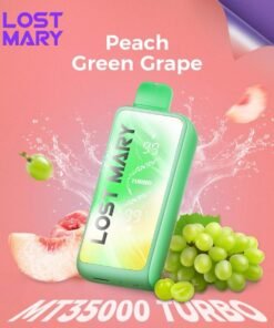 Lost Mary MT35000 Turbo Disposable Vape  peach green grape