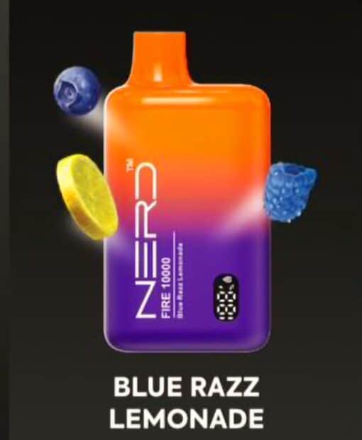 NERD FIRE 10000 Puffs blue razz lemonade