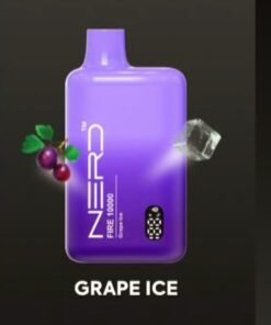 NERD FIRE 10000 Puffs grape ice