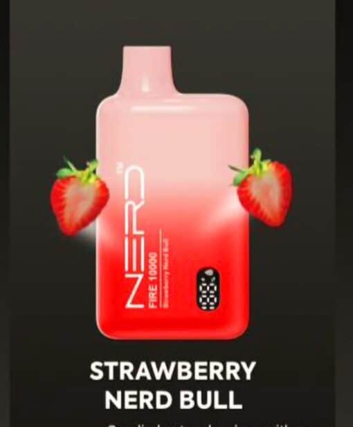 NERD FIRE 10000 Puffs strawberry nerd bull