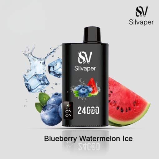 SilVaper Rocket 24000 Puffs blueberry watermelon ice e1746969195629