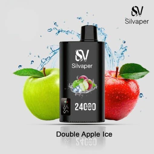 SilVaper Rocket 24000 Puffs double apple ice e1746969329869