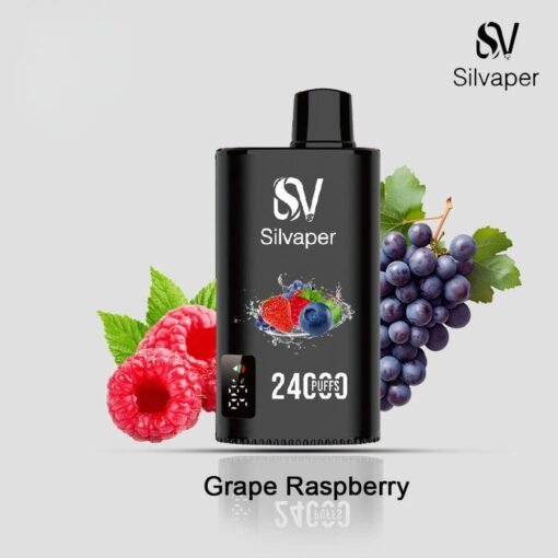 SilVaper Rocket 24000 Puffs grape raspberry e1746969311935