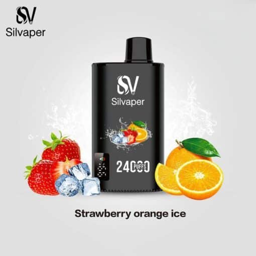 SilVaper Rocket 24000 Puffs strawberry orange