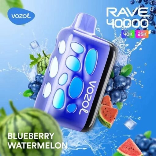 Vozol Rave 40000 Puffs Disposable Vape blueberry watermelon
