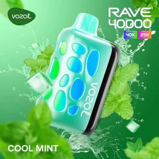 Vozol Rave 40000 Puffs Disposable Vape cool mint