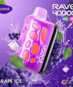 Vozol Rave 40000 Puffs Disposable Vape grape ice