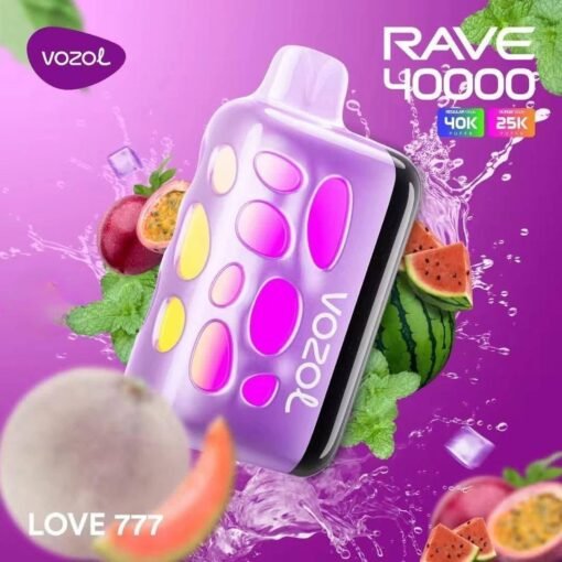 Vozol Rave 40000 Puffs Disposable Vape love 777