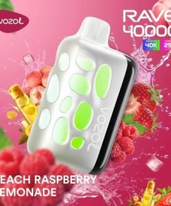 Vozol Rave 40000 Puffs Disposable Vape peach raspberry