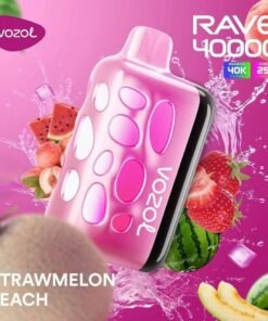 Vozol Rave 40000 Puffs Disposable Vape strawberry peach