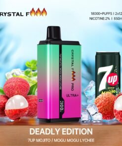 Crystal Fire Pro Ultra+ 18000 Puffs Disposable Vape 
