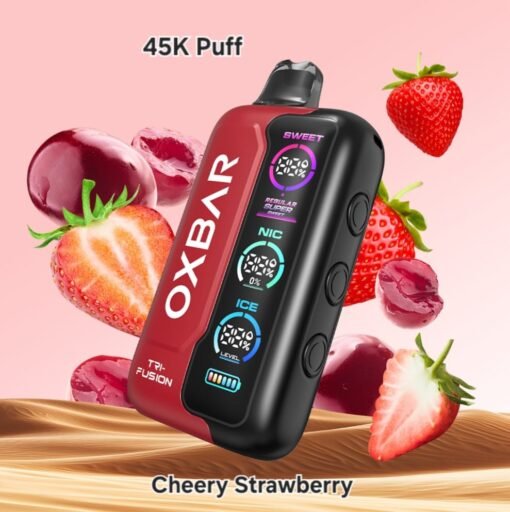 OXBAR Tri-Fusion 45K Puffs cherry strawberry