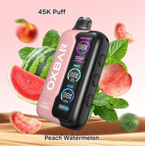 OXBAR Tri-Fusion 45K Puffs peach watermelon