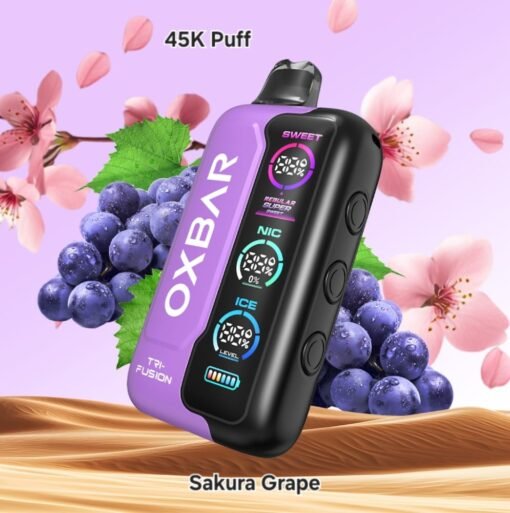 OXBAR Tri-Fusion 45K Puffs sakura grape
