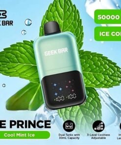 Geek Bar Ice Prince 50000 Puffs Disposable cool mint